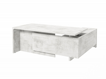 Стол FB-119L.DD левый. Фурнитура ЧЕРНАЯ